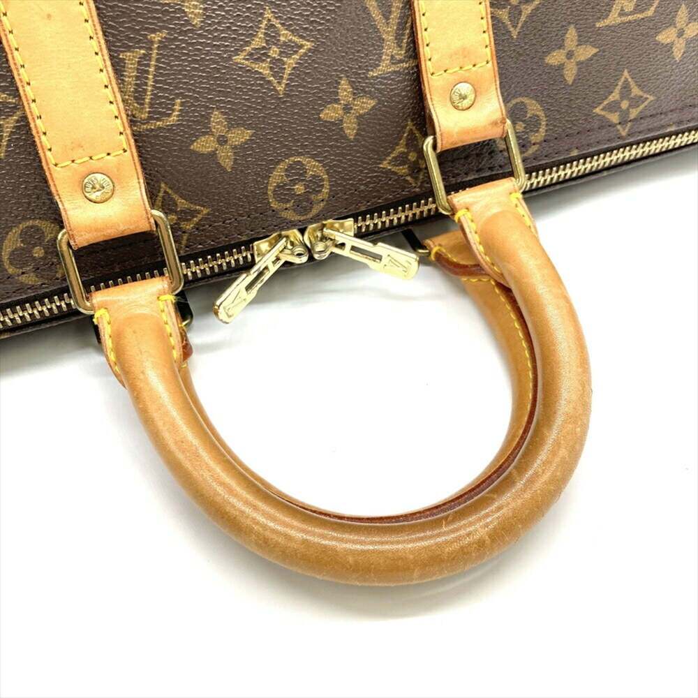 LOUIS VUITTON Brown Monogram Canvas Keepall 45 Boston Bag - Picture 7 of 11